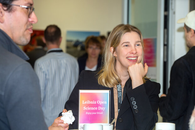 Teilnehmerin Leibniz Open Science Day 2025