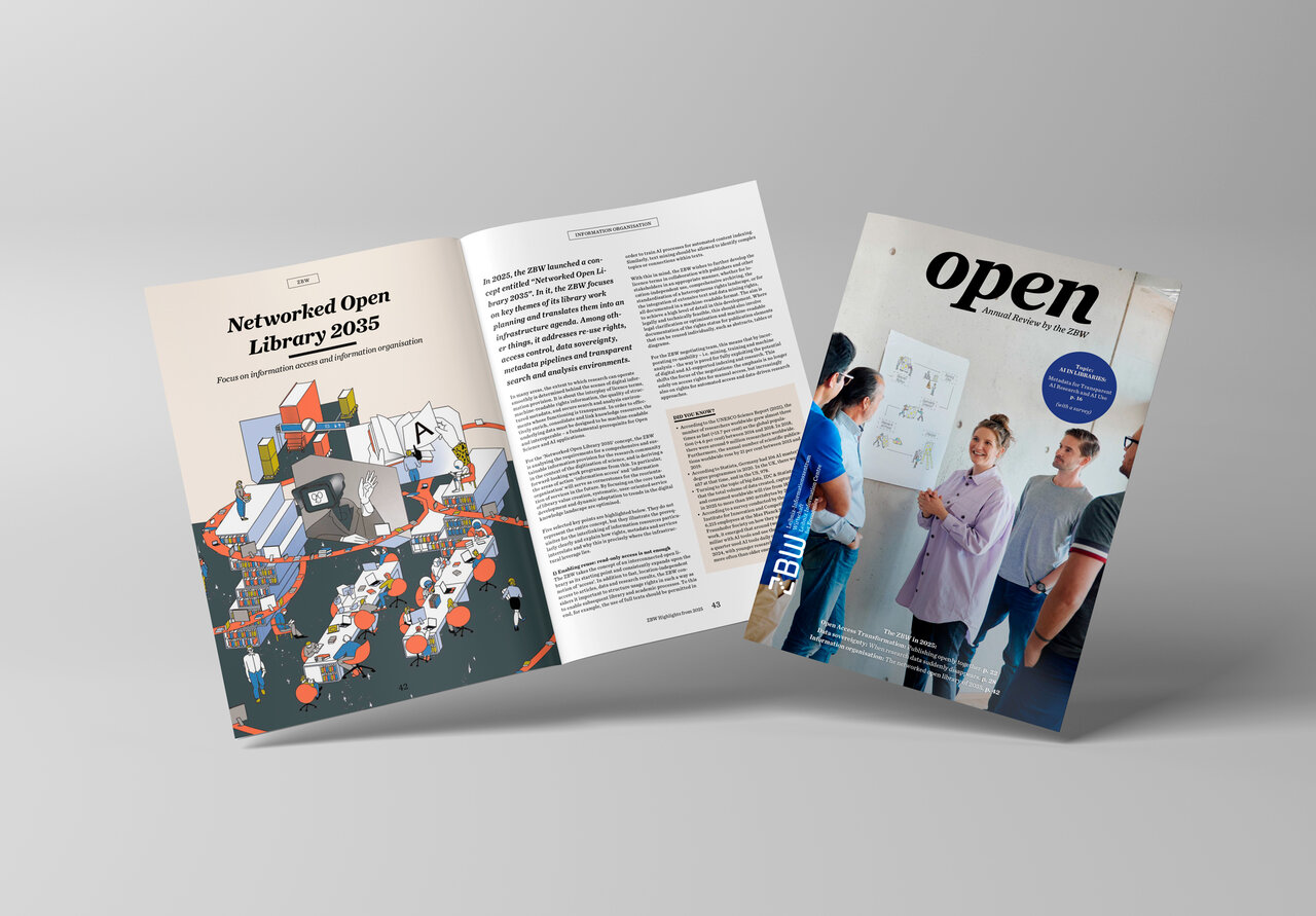 Cover: open - ZBW-Highlights from 2025