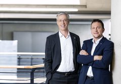 Professor Klaus Tochtermann, Director and Thorsten Meyer, Deputy Director of the ZBW
