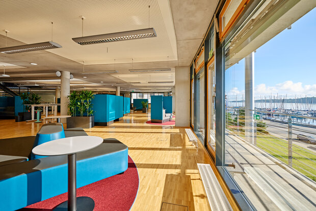 Working with a view of the fjord 