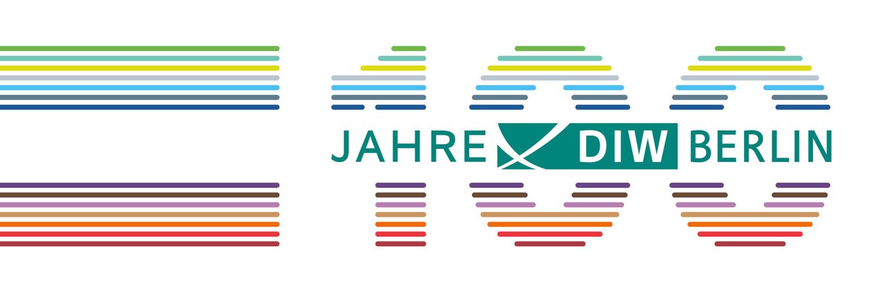 Logo: 100 Jahre DIW Berlin