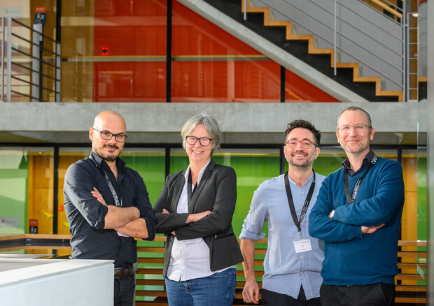 The organising team (Prof. Dr Jörg Ankel-Peters (RWI), Prof. Dr Marianne Saam (ZBW and University of Hamburg), Dr Levent Neyse (WZB), Prof. Macartan Humphreys, Ph.D. (WZB)