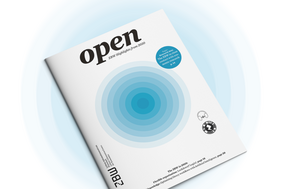 Cover des ZBW-Jahresberichts "open" - ZBW Highlights 2020