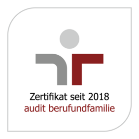 Logo: audit berufundfamilie | Zertifikat seit 2018