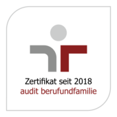 [Translate to Englisch:] Zertifikat seit 2018 audit berufundfamilie