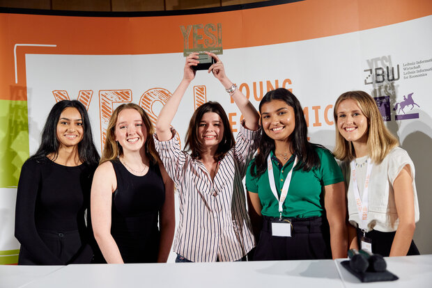 The group from Sheffield Girls' Sixth Form was voted best international team