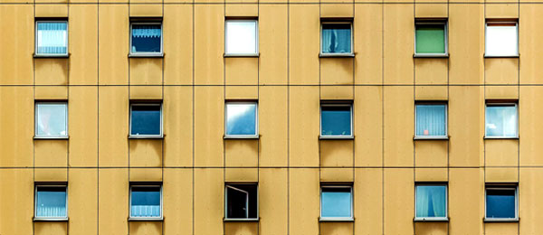 Fassade Plattenbau