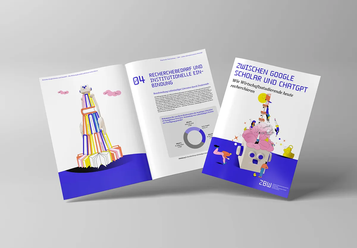 Cover: Zwischen Google Scholar und ChatGPT
