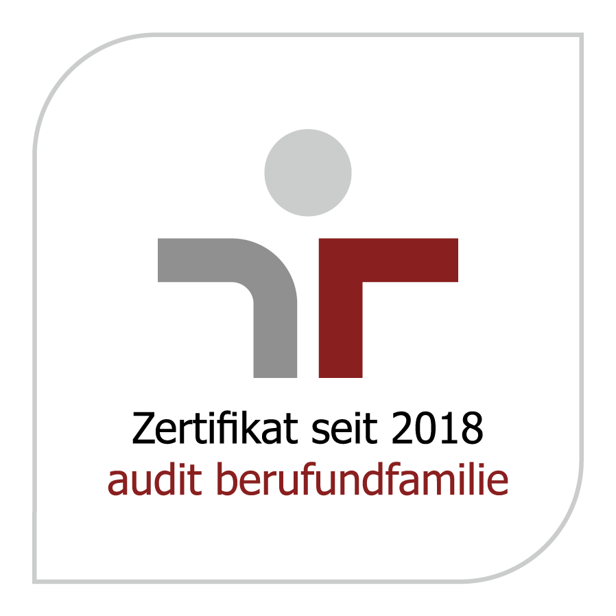 Logo: audit berufundfamilie | Zertifikat seit 2018